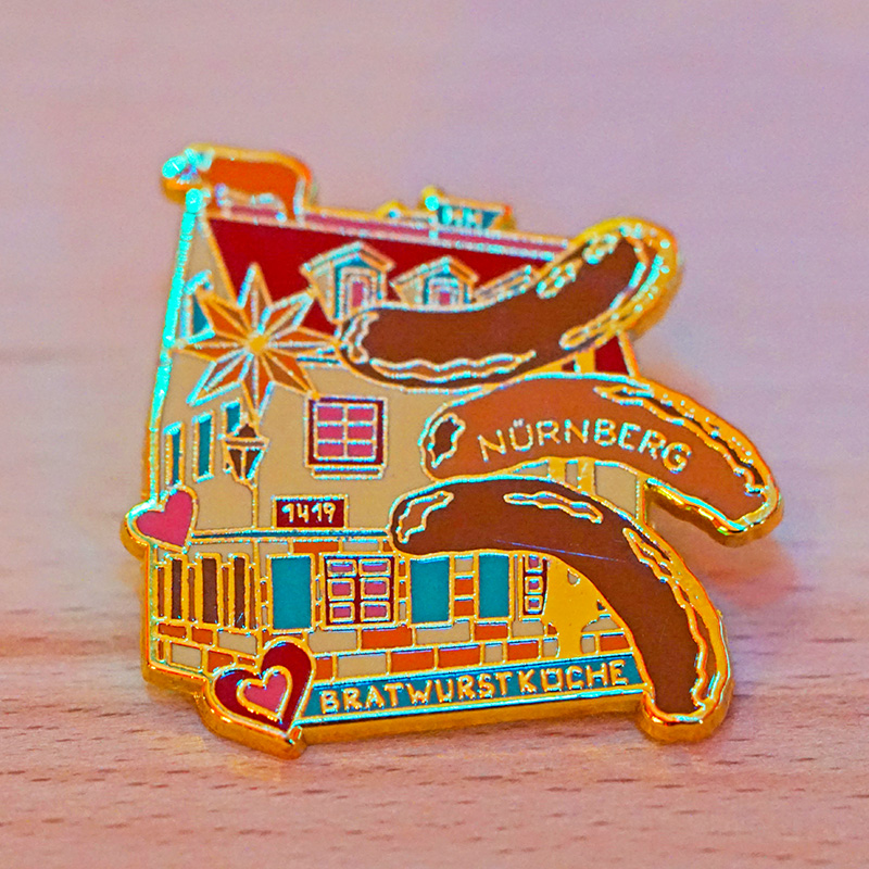 Preview: Ansteck-Pin Bratwurstküche Nürnberg