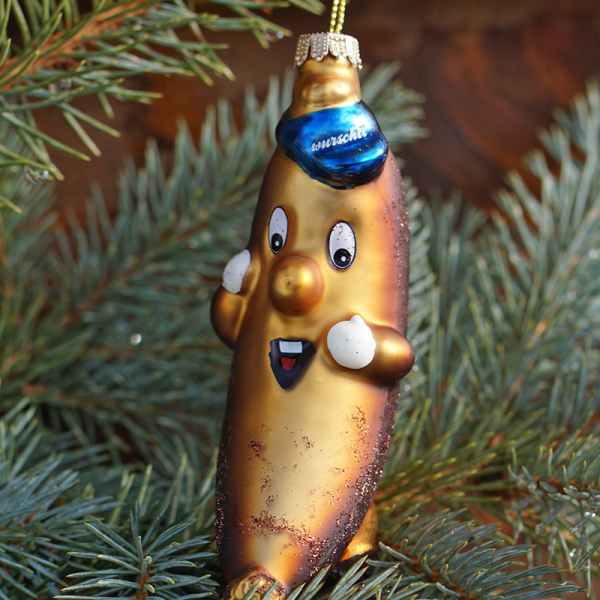 Christbaumschmuck "Wurschti"