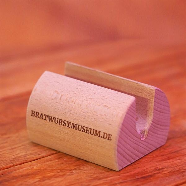 Bratwursthalter Buchenholz