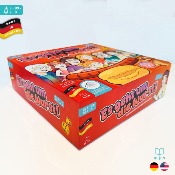 Bratwurst-Würfelspiel "Es geht um die Wurst" FAMILY EDITION
