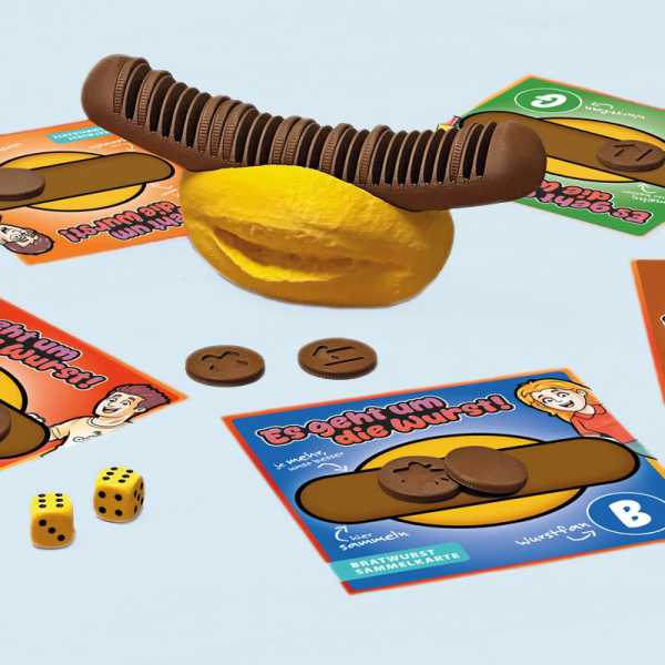 Bratwurst-Würfelspiel "Es geht um die Wurst" FAMILY EDITION