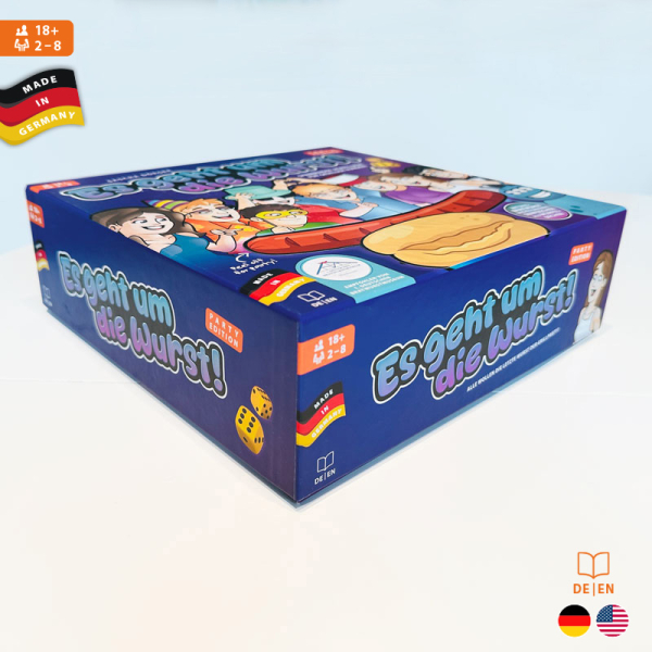 Bratwurst-Würfelspiel "Es geht um die Wurst" PARTY EDITION