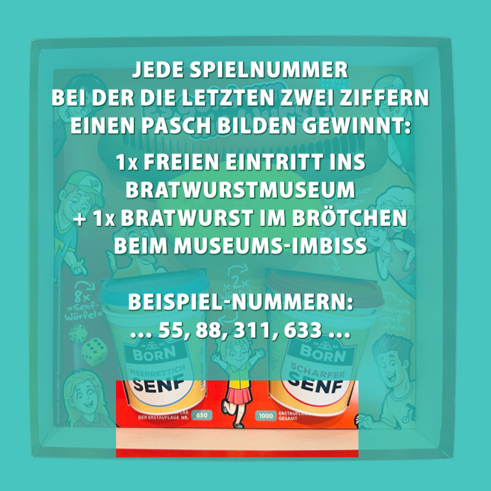 Bratwurst-Würfelspiel "Es geht um die Wurst" FAMILY EDITION
