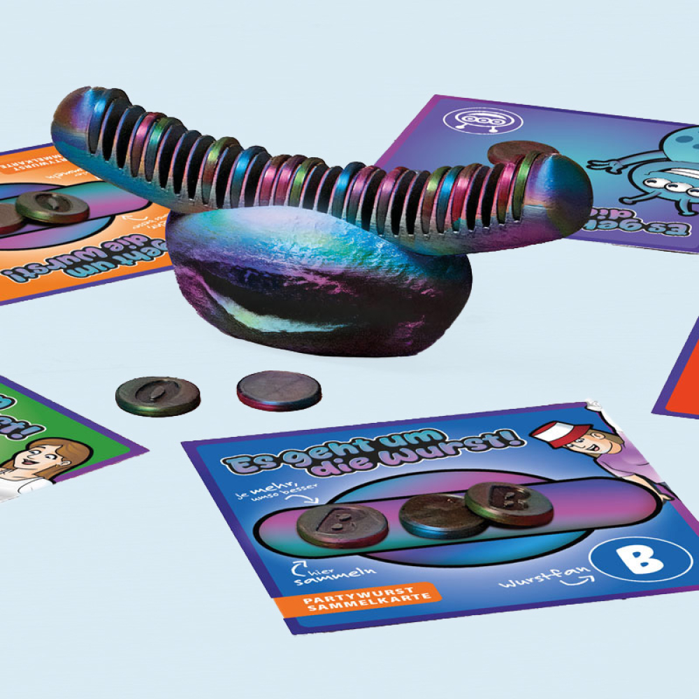 Bratwurst-Würfelspiel "Es geht um die Wurst" PARTY EDITION