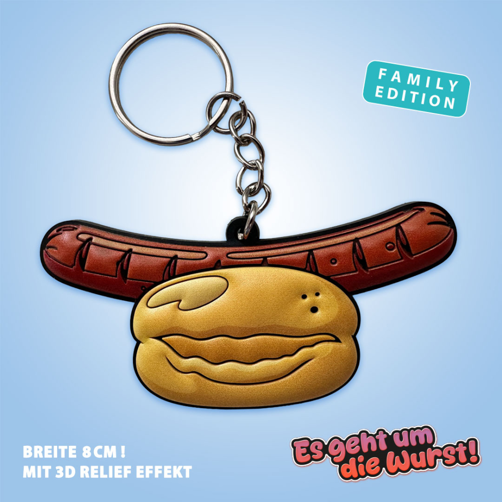 Spiel Schlüsselanhänger - Bratwurst Family Edition