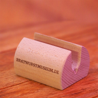 Bratwursthalter Buchenholz