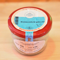 Bratwurstbrät gekocht